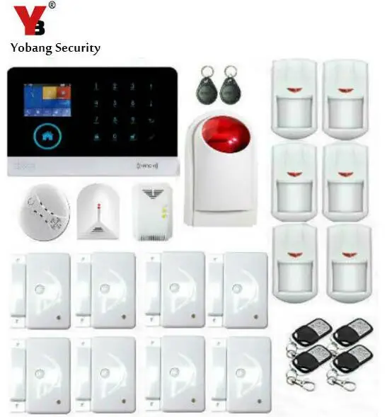 Yobang Security-APP контроль Wi-Fi GSM SMS сигнализация Беспроводная система охранной