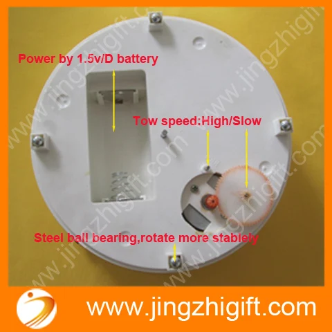 Белый вращающийся поворотный дисплей база для мобильных телефонов часы