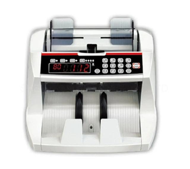 1 шт. фронтальная загрузка Вертикальная счетчик банкнот валюты с ЕС + США RMB HK РС