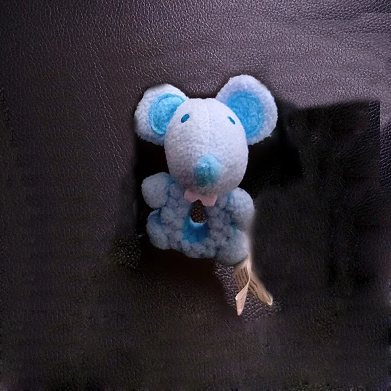 1 шт. мини Мышь палец руки розовый синий серый чучело Животные Дети Плюшевые