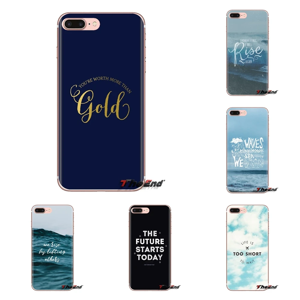 Navy Blue Motivation wallpaper For iPod Touch Apple iPhone 4 4S 5 5S SE 5C 6 6S 7 8 X XR XS Plus MAX TPU Transparent Cases Cover |