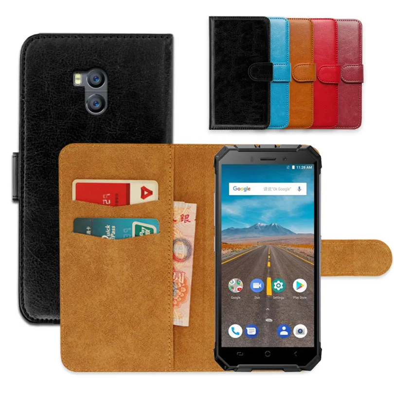 Роскошный чехол кошелек Ulefone Armor X для эксклюзивный Ультратонкий книжка из