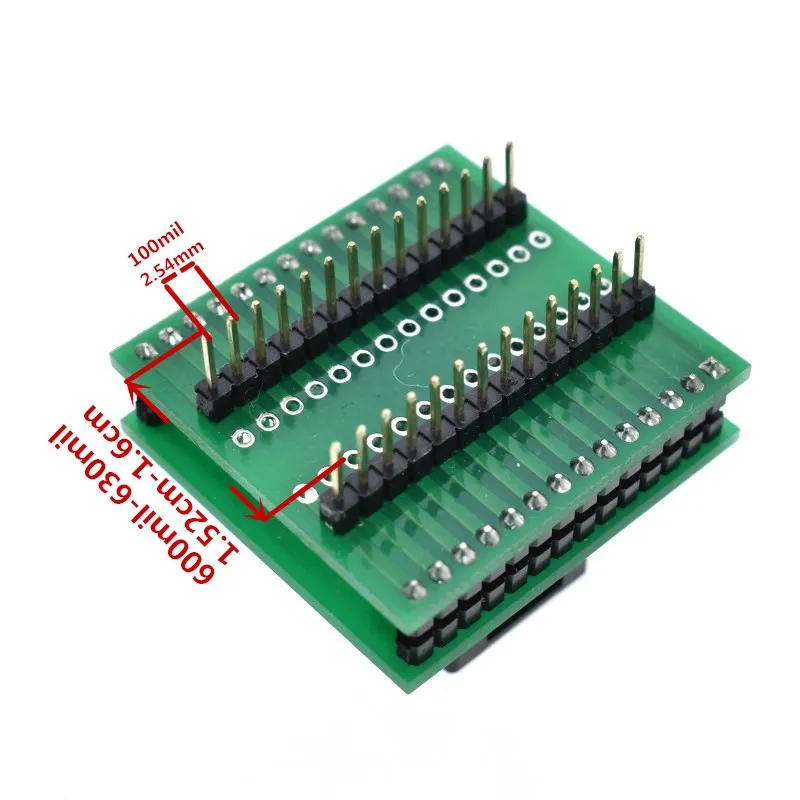 Адаптер TSSOP8 к DIP28 TL866A TL866CS программатор адаптер SSOP8 IC тестовый разъем шаг 0 65