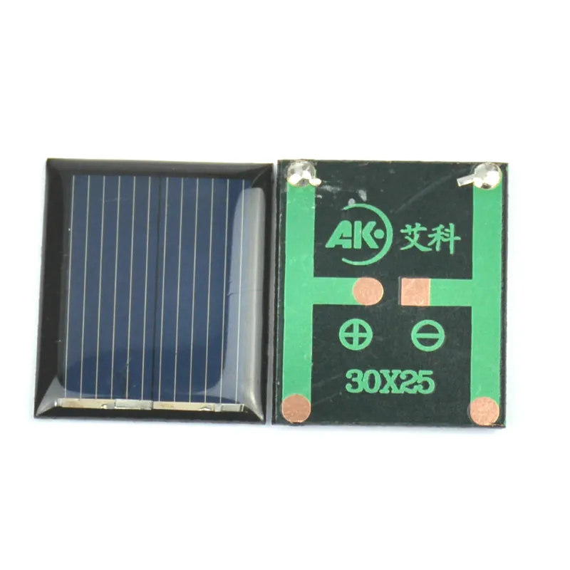 SUNYIMA 10 шт 1V 80mA поликристаллических солнечных панелей 30*25 мм мини модуль батарей