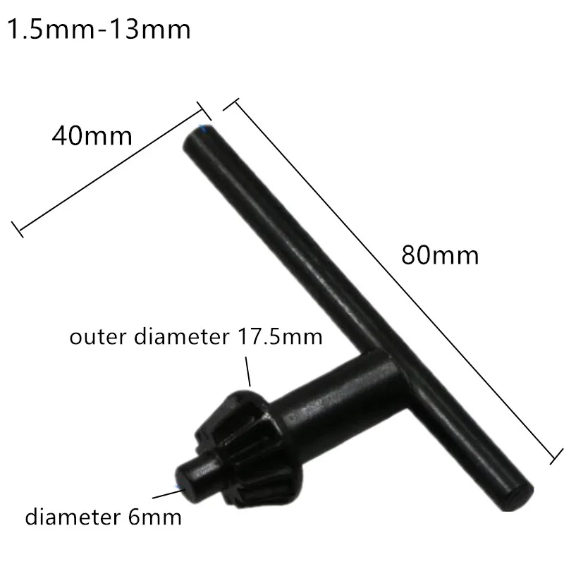 1.5mm-13mm 6 размеров Многофункциональный патрон для электрической дрели Ключи гаечный ключ бытовые электрические инструменты аксессуары - Цвет: 1.5mm-13mm