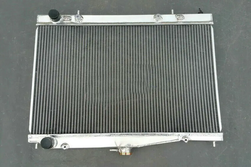 NEW Aluminum Radiator &amp fan for Nissan Pintara SKYLINE R33 R34 GT GTT GTR 1993-2003 AT/MT with sensor hole | Автомобили и