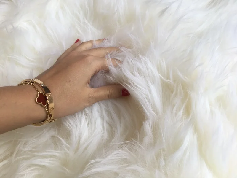 Двухслойный коврик из натуральной овчины для стула покрывало 2 х 6 дюймов 12 видов