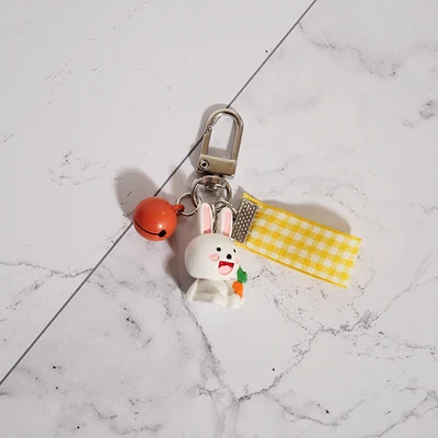 4 Omamori животные утки колокольчик брелки мотаться Шелковый брелок с лентой Maneki Neko Фортуна Подвеска Брелки сумка Подвеска J32 - Цвет: 4