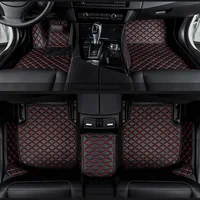 car floor mats for Mitsubishi Pajero ASX Lancer SPORT EX Zinger FORTIS Outlander Grandis Galant car styling Custom floor mats