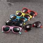 2019 Детские поляризованные солнцезащитные очки с чехлом для мальчиков и девочек TR90 силиконовые защитные солнцезащитные очки подарок для детей UV400