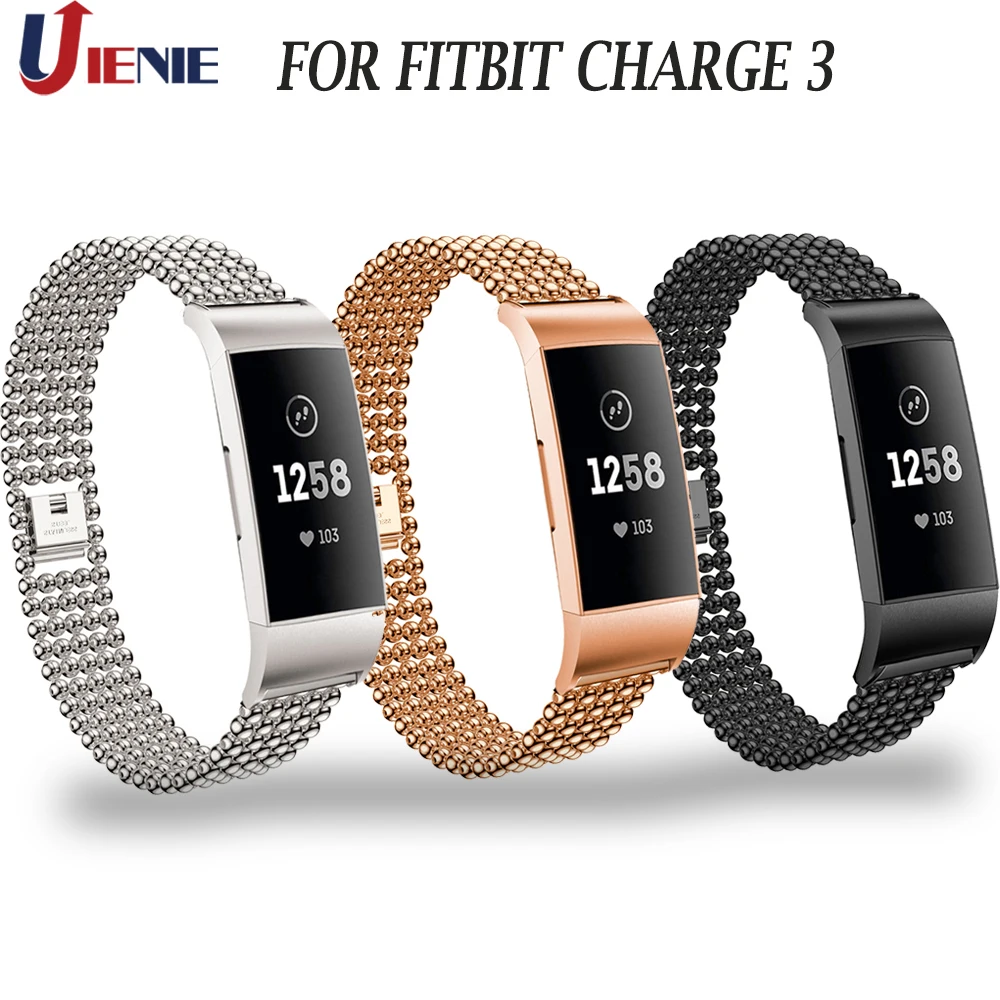 Для Fitbit Charge3 сменный металлический браслет из нержавеющей стали ремешок Смарт-часы ремни браслет для Fitbit Charge 3