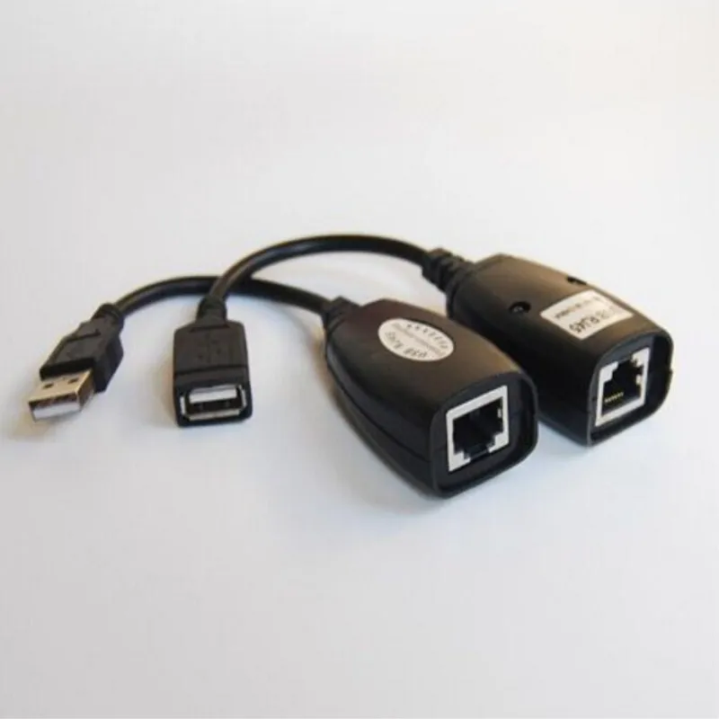 Новинка лидер продаж USB CAT5/CAT5E/6 RJ45 удлинитель Ethernet кабеля Lan ретранслятор