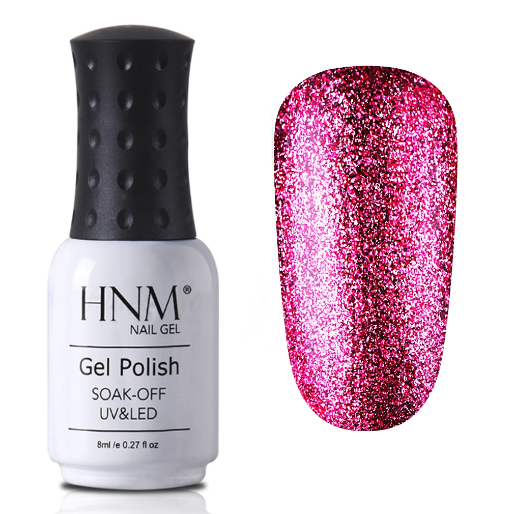 58009 HNM Bling Platinum гель для ногтей 8 мл Блеск УФ-гель для ногтей светодиодный светильник гель лак Полупостоянный Гель-лак грунтовка для ногтей - Цвет: 58009