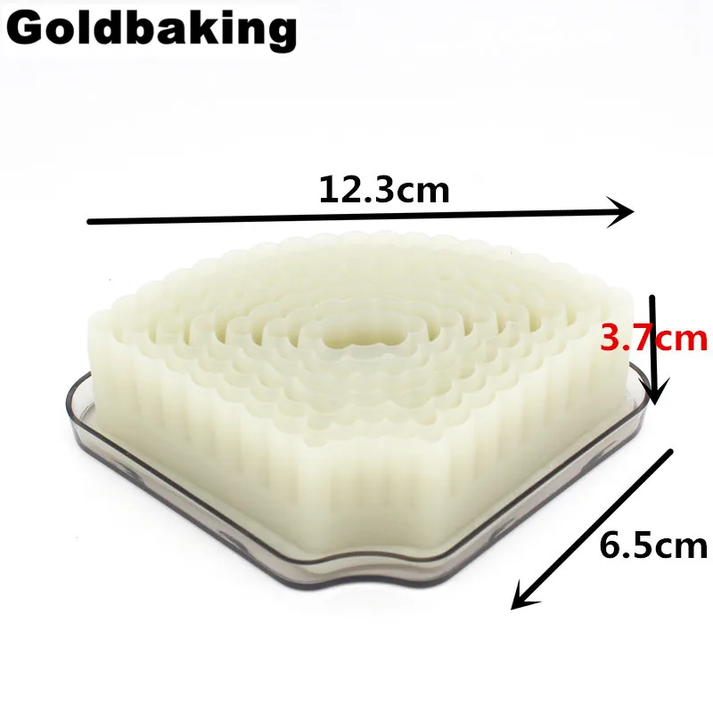 7 шт. фрезы для печенья с вентилятором нейлоновые помадки формы печенья|cutter mold|cookie