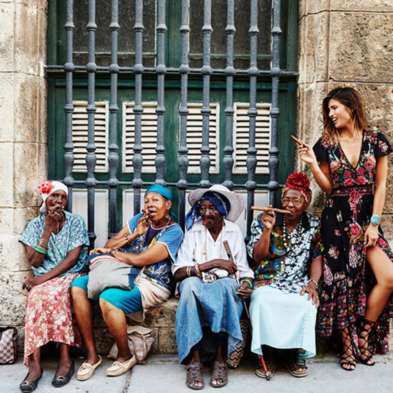 2018 летнее богемное платье этнический сексуальный принт Ретро винтажное пляжное