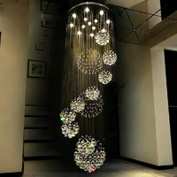 modern crystal chandeliers lights fixture big projects hotel hall restaurant clubs crystal droplights d80cmh220cm ac110v 220v