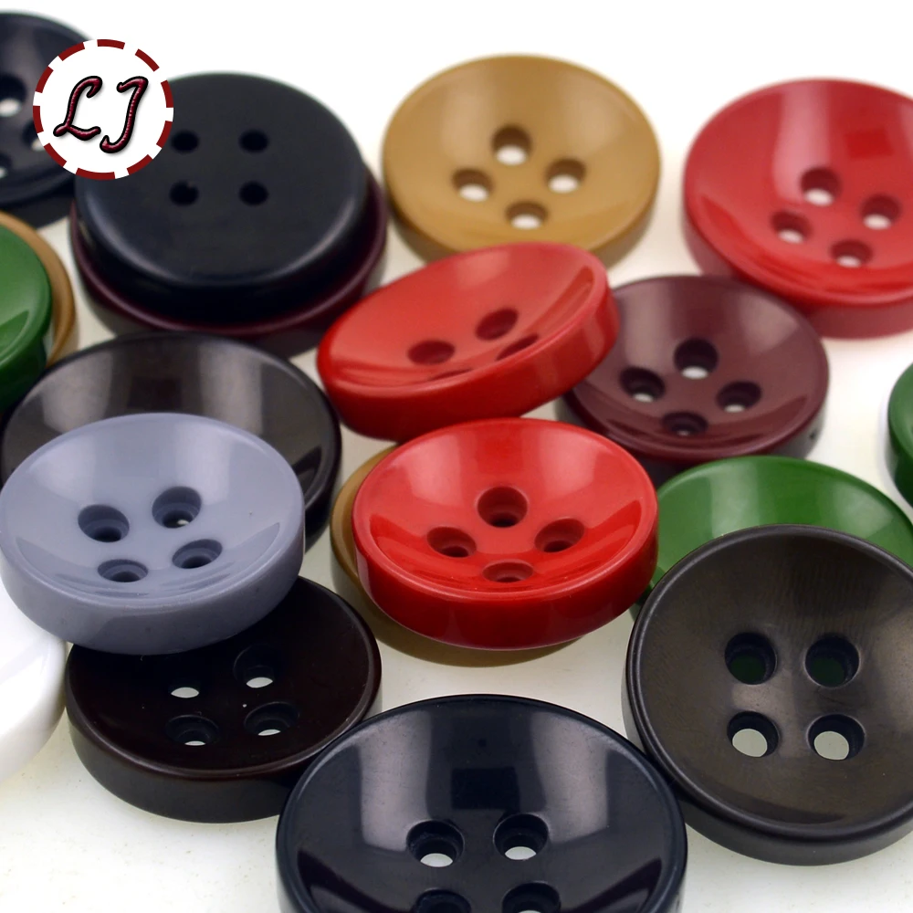 Пуговицы полимерные большого размера с четырьмя отверстиями 10 шт./лот|resin buttons|sewing