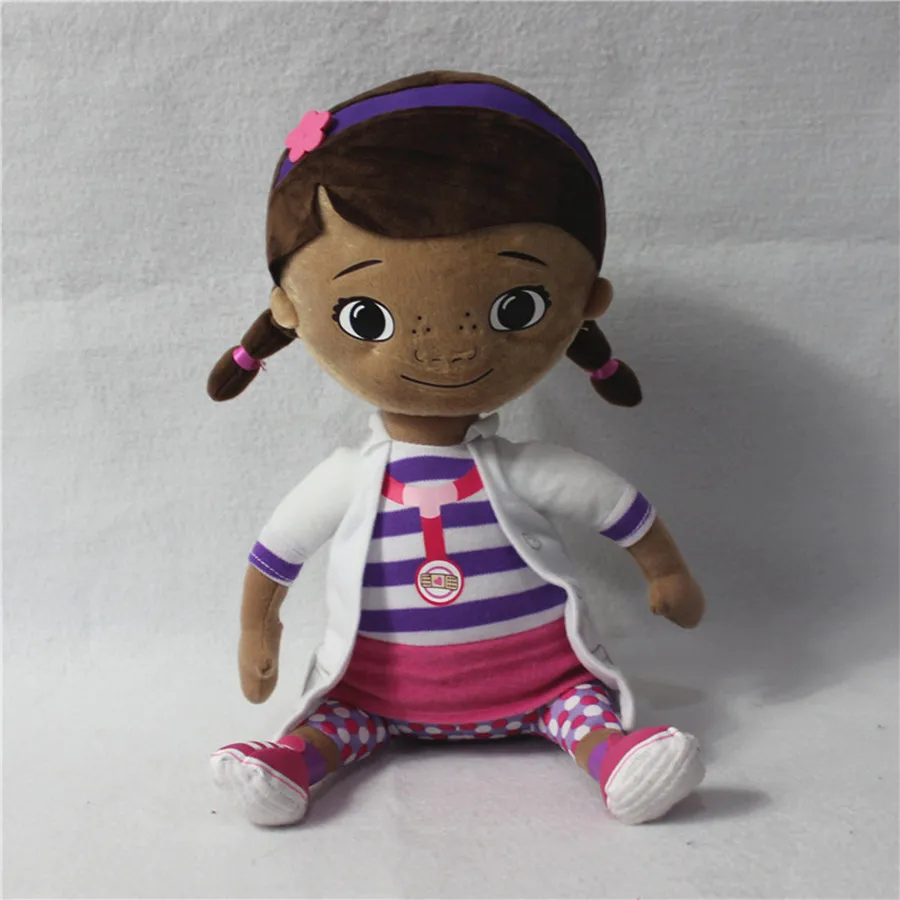 1 шт. Горячая новинка 28 см Doc McStuffins Плюшевые игрушки Мягкие Рождественский подарок кукла