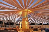 wedding 12 pieces ceiling drape canopy drapery for decoration gold roof decoration banquet supply