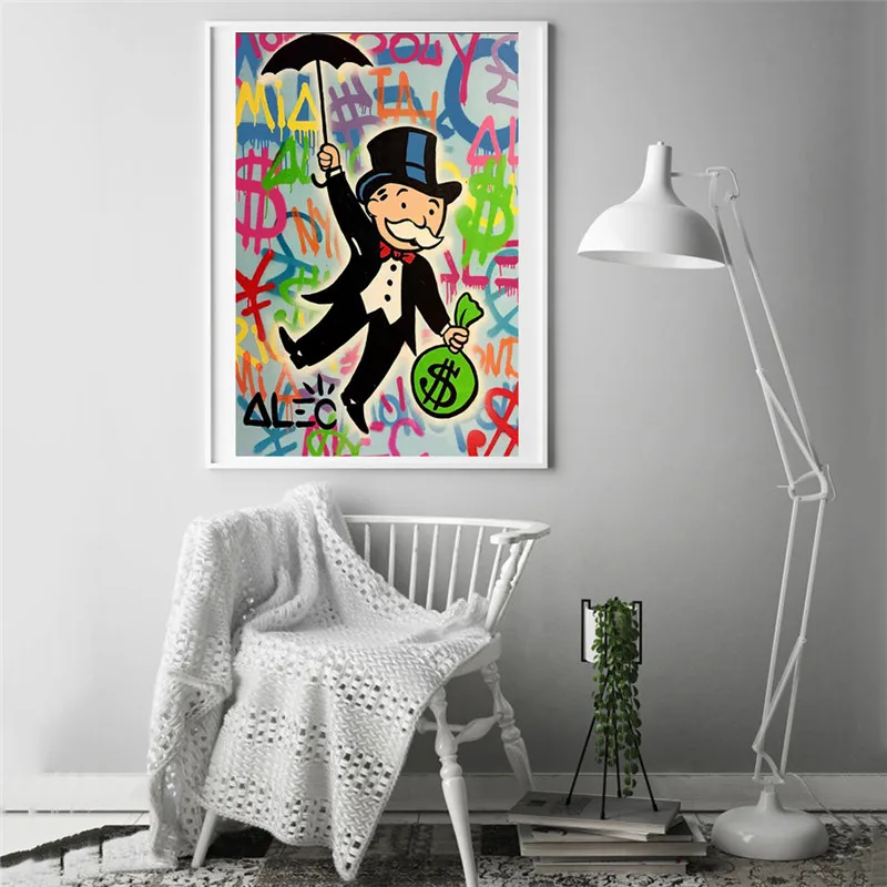 Alec монополистирующий мужской зонт холст плакаты принты настенная живопись