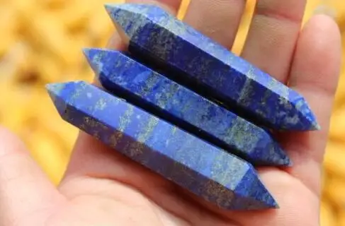 

natural lapis lazuli quartz crystal point wand (7-9)cm