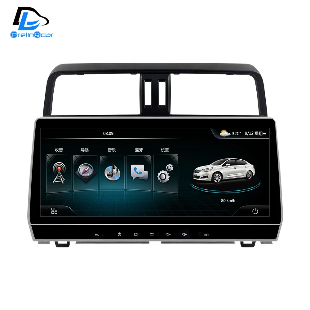 12 3 дюймовый 4G Lte 32G android мультимедийный видеопроигрыватель радио для Toyota land Cruiser
