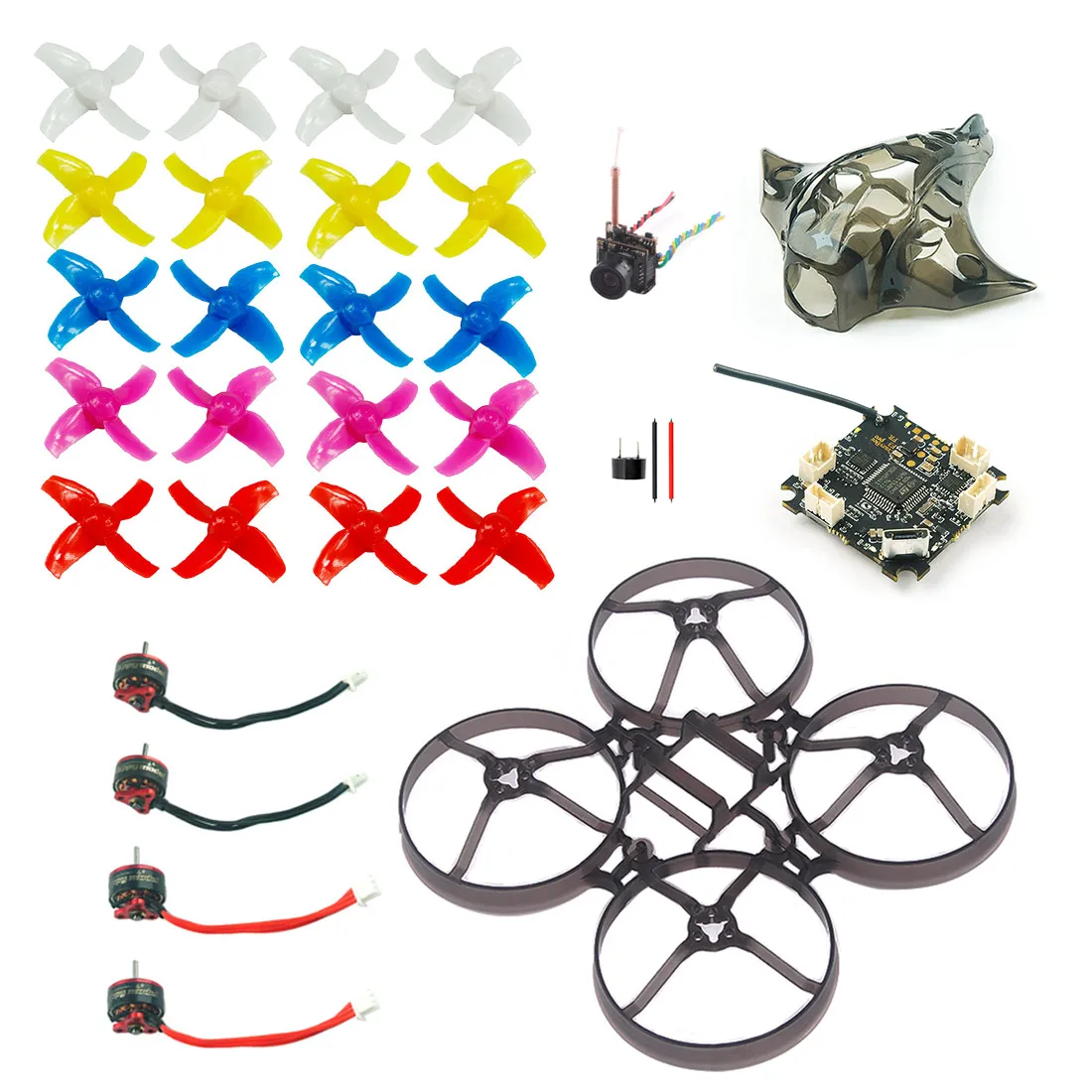Crazybee F3 Pro FC Mobula7 V2 каркасный навес SE0802 1-2S бесщеточный двигатель 40 мм Замена пропеллеров Запчасти для квадрокоптера Mobula 7