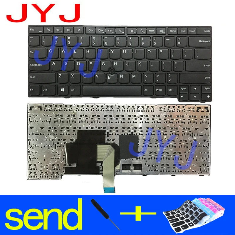 Новая клавиатура для ноутбука IBM ThinkPad E450 E455 E450C T450 W450 с указанием направления и