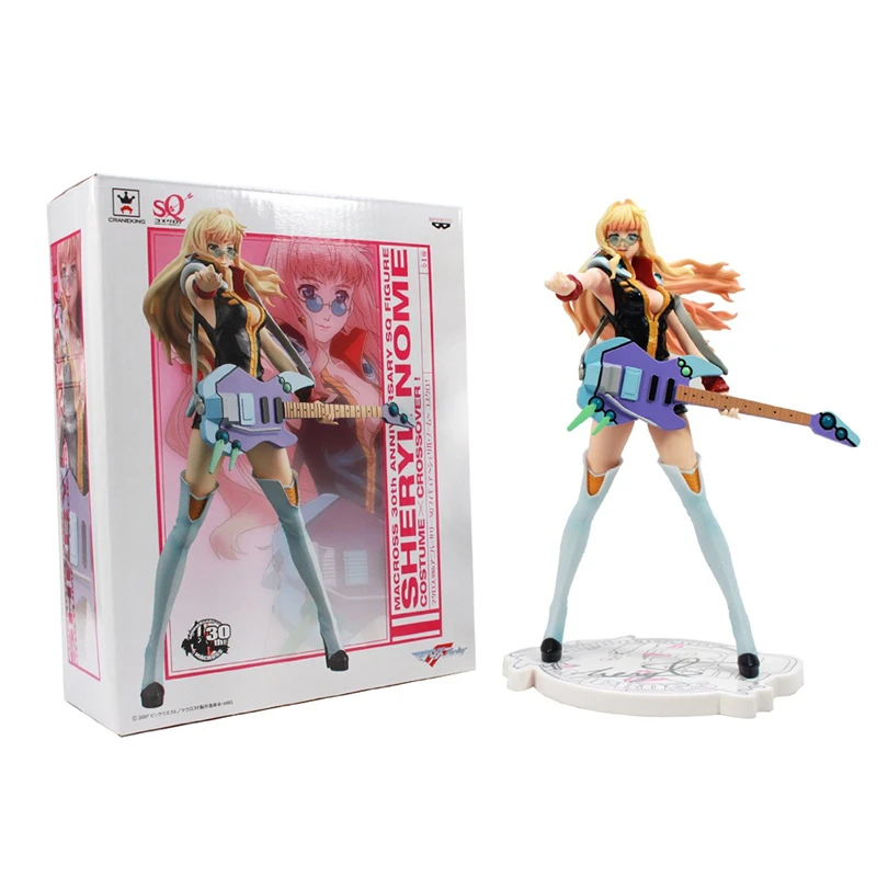 22 см 1/7 натуральная Sega Macross F 30TH Юбилей юбилейное издание Шерил Ноам ПВХ фигурку с коробкой