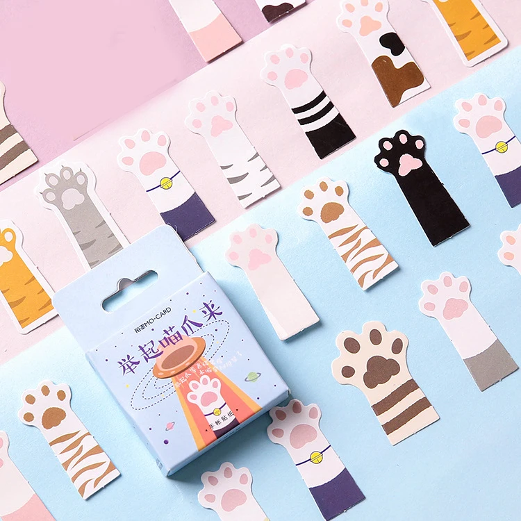 

44 шт., стикеры в виде кота, дизайн, бирка, стикер в подарок, рождественский подарок, украшение, скрапбукинг, DIY стикер