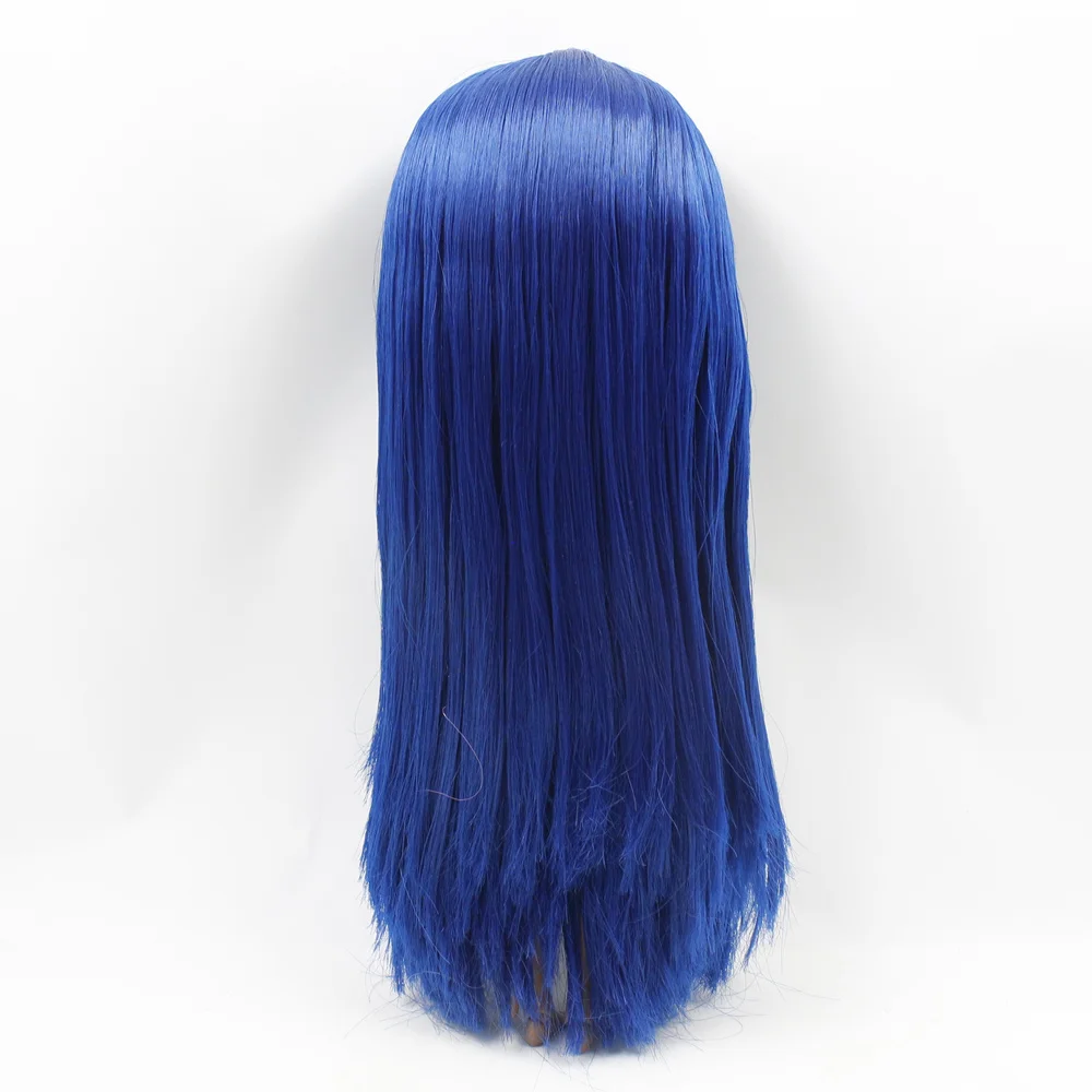 Кукла Blyth BL1714 от ICY DBS с супертемным тоном кожи модное синее прямое тело прямыми