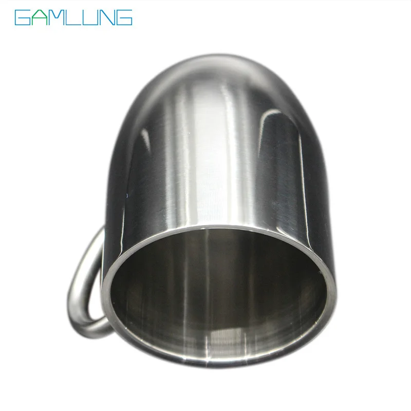 Бренд gamlung кофейные кружки из нержавеющей стали с ручкой двойной Walledinsulated чашка