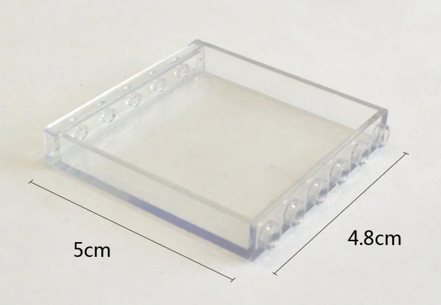 Transparent White Умная прозрачная оконная рама 1x6x5 детали блоков MOC DIY игрушка для дома совместима со всеми брендами 59350/59349 городская игрушка 10 шт./лот подарок - Цвет: Transparent White