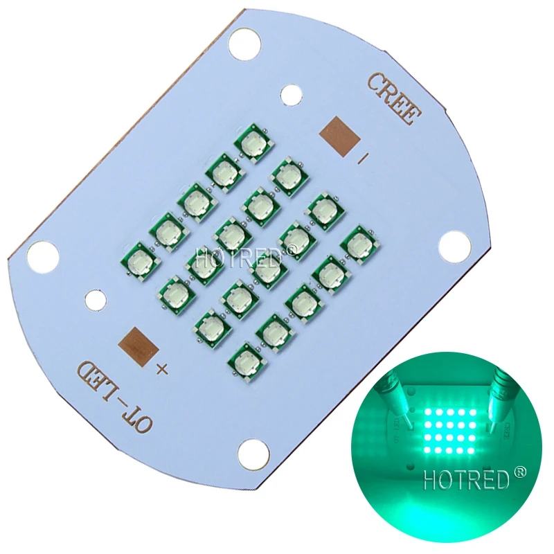 Светодиодный s высокой мощности 10 Вт 20 30 50 60 Epi светодиодный чип Cyan 495nm Ice Blue 490nm DIY COB
