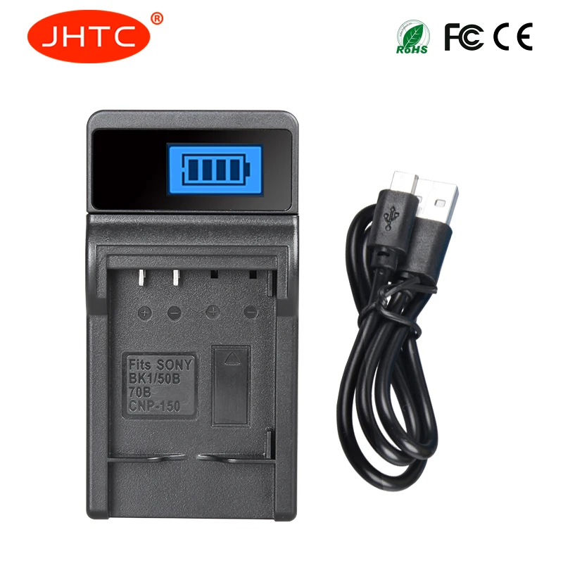 JHTC зарядное устройство NPBK1 NPFK1 для SONY S750 S780 S950 S980 W190 W370 W180 DSC-S950 литий-ионное |