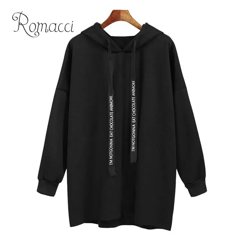 Толстовка Romacci Женская с длинным рукавом флисовый теплый свитшот кулиской и