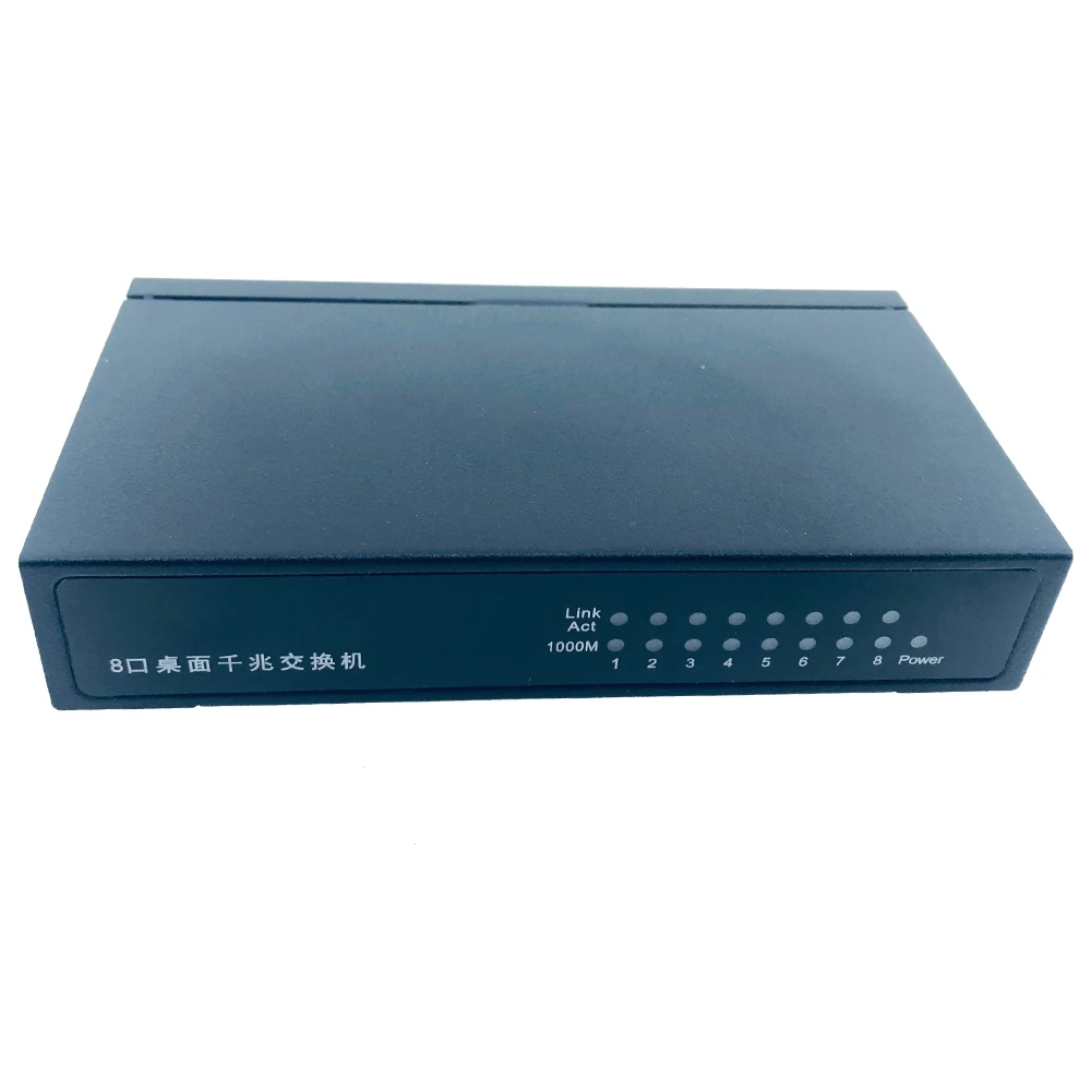 Бесплатная доставка 8 портов 10/100 Мбит/с Gigabit Ethernet realtek 8370N 5 12 В порт sup для