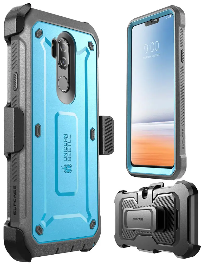 SUP чехол для LG G7 чехол thinq крышка 6,1 дюймов UB Pro полный корпус прочная кобура клип Защитный чехол со встроенной защитной пленкой