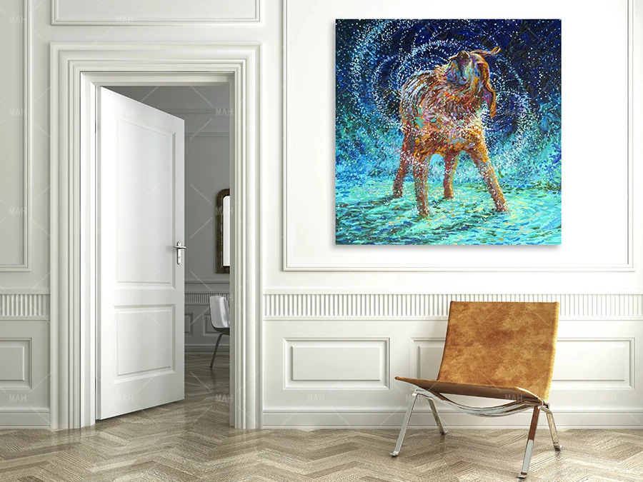 Top selling animal canvas painting Wall art Picture for Living Room Art poster Decoration No Frame morden print wall | Дом и сад