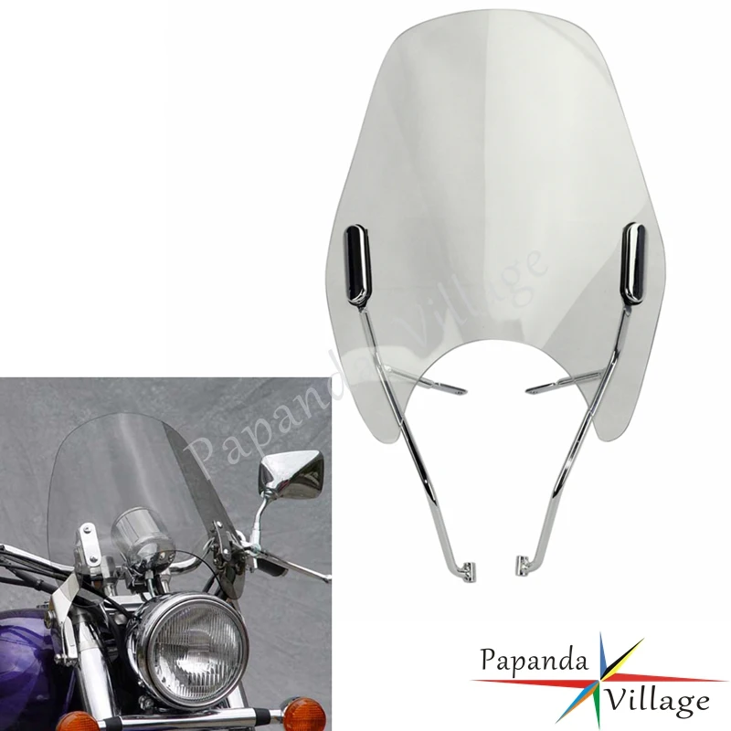Прозрачный ветровой дефлектор ветрового стекла для мотоцикла Honda Shadow 750 VT750 1998