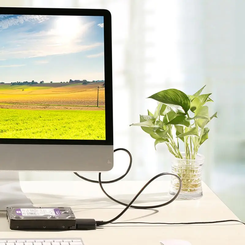 10SATA в USB адаптер 3 0 кабель Sata конвертер для 2 5 HDD SSD жесткий диск поддержка UASP Win 8 1 10