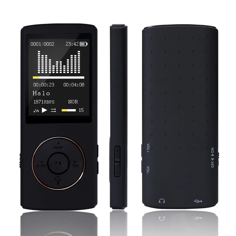 2017 8 ГБ 16 HiFi MP3 музыкальный плеер 45 часов воспроизведения FM Радио Mp3 с Регистраторы