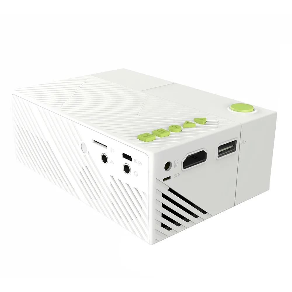 Excelvan YG310 обновленный YG300 светодиодный портативный проектор 800LM 3 5 мм 320x240 HDMI USB Мини