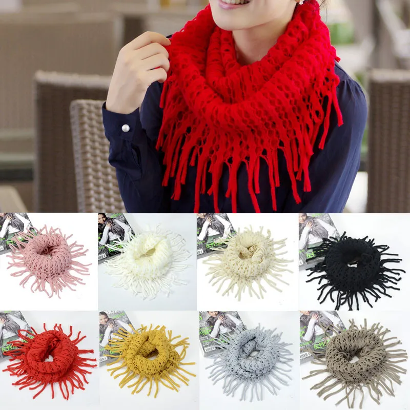 1 шт. Женский вязаный шарф с кисточками 11 цветов|scarf mulberry|shawl purpleshawl definition |