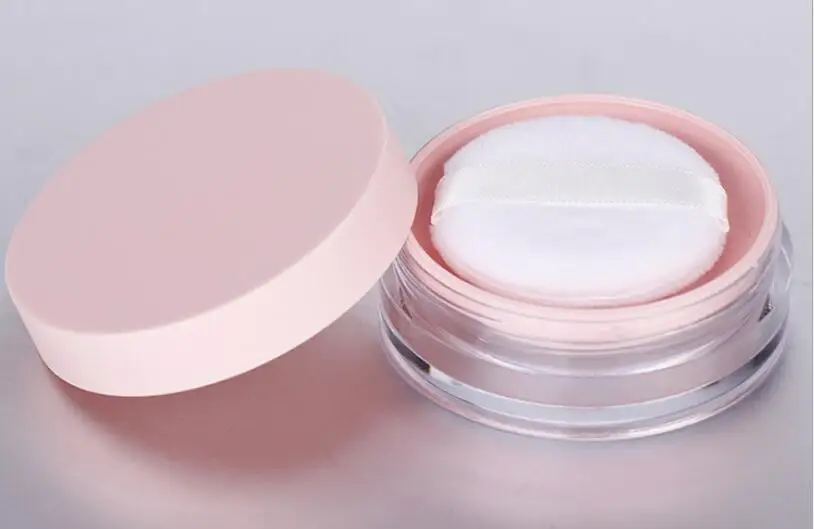 Pink 1 шт 10 г прозрачные пластиковые косметические пустые банки для теней пластиковые пустые банки для пудры Порошковые коробки - Цвет: Pink