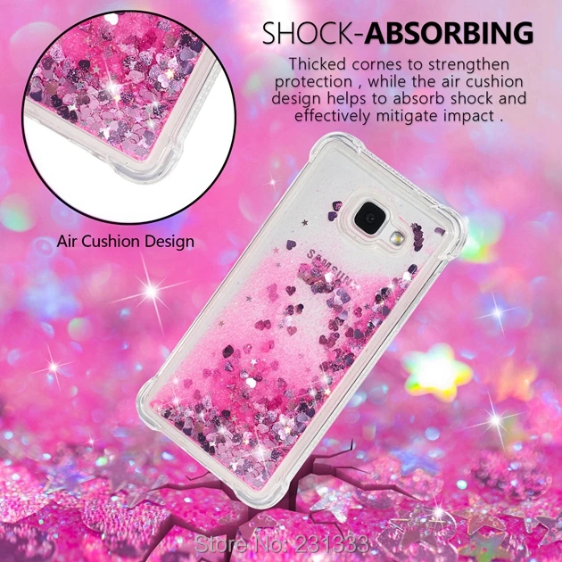 С ку 3D жидкий зыбучий песок Блестящий Мягкий ТПУ чехол для Samsung Galaxy J2 PRO 2018 J3 2017 J7 A510