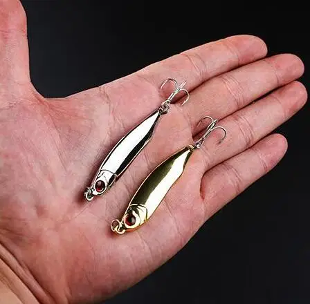 50 шт. 5 Г 15 г 20 YOOFISH Япония тонущий металл перо крючки море рыболовные снасти