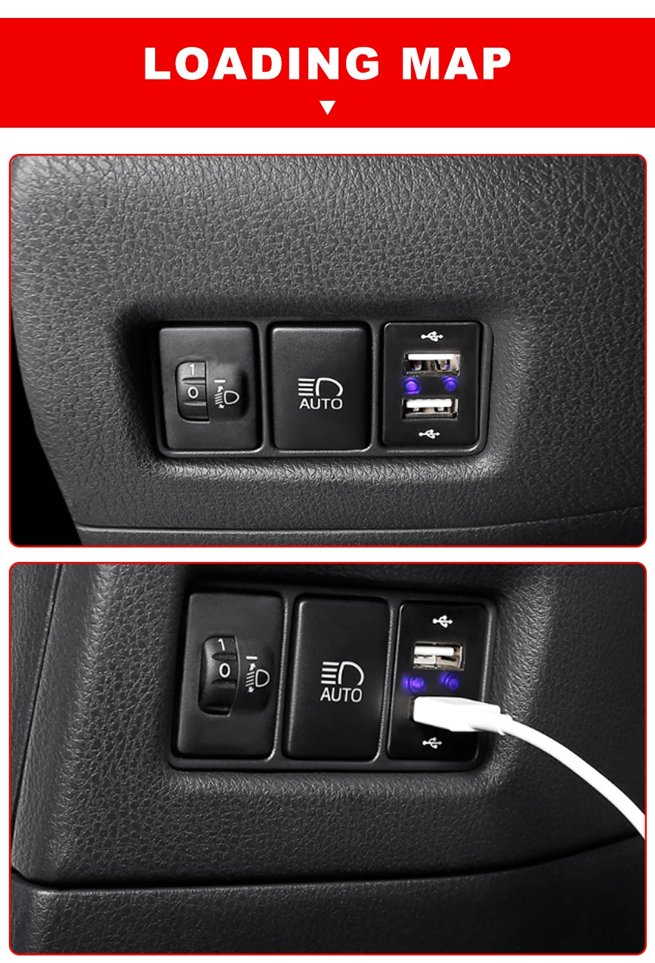 Модификация автомобиля USB интерфейсный модуль USB разъем обновление модифицированный декоративный для Toyota для CH-R автомобильные аксессуары