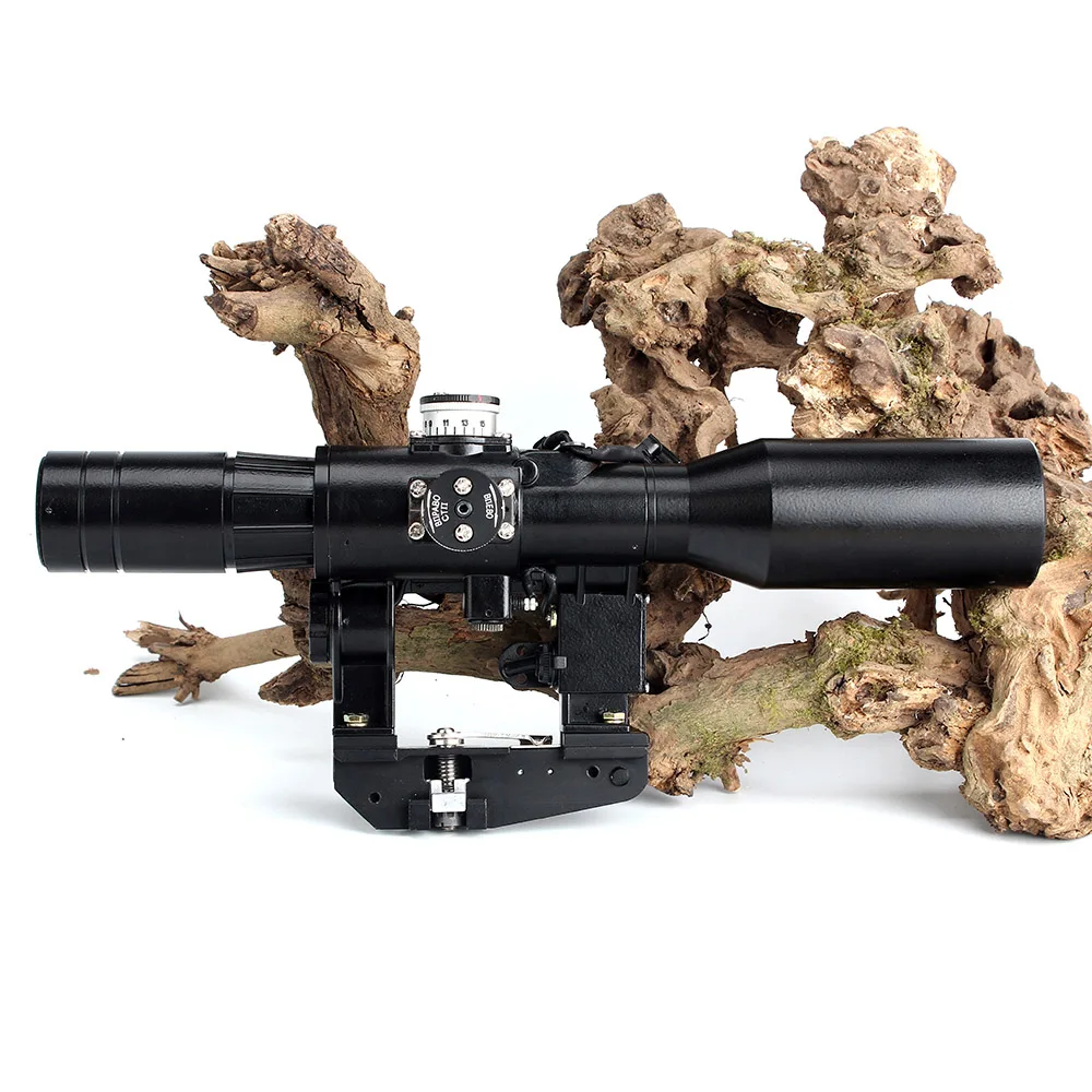Тактический прицел ohhunt 6X42D с красной подсветкой SVD AK для винтовки POS 1 стеклярусом