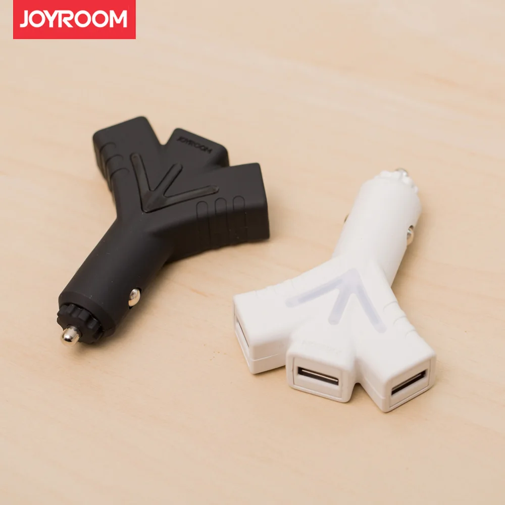 Joyroom 3 Порты USB Автомобильное Зарядное устройство Авто прикуриватели адаптер с